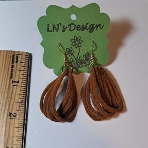 Handcrafted Genuine Leather Earrings